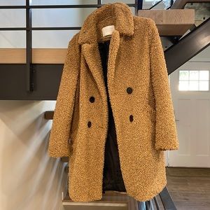 Zara Teddy Coat - L